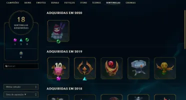 conta league of legends unranked / 231 skins -