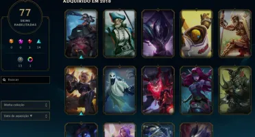 Conta lol DIAMANTE 5, 133 Champs, 77 Skins