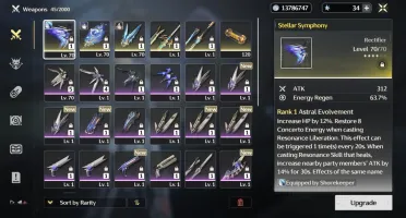 Wuthering Waves Rank 42 Iuno+Arma Shorekeeper+Arma