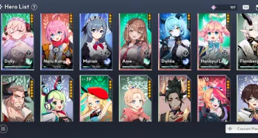 Conta Outerplane Late Game Com quase Todos Chars