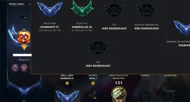 Diamante 4 com 110 Champs e 51 Skins