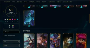 Diamante 4 com 110 Champs e 51 Skins