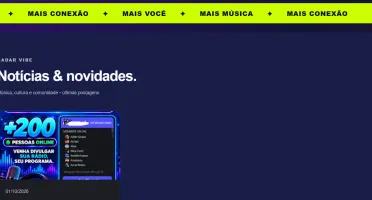 Template Para Web Rádio Blogspot Vibe Fm 89 Fr.V10/26