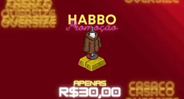 (PROMOÇÃO) Casaco Oversize ÚLTIMO DO ESTOQUE - Habbo