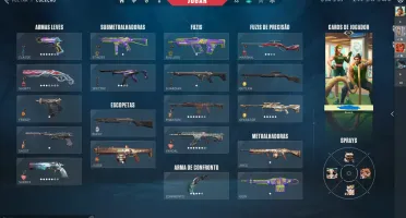 Conta com muitas skins, Karambit Saqueadora e etc...