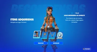 Cartão Virtual Fortnite- Engrenagens intrépidas - Argentina