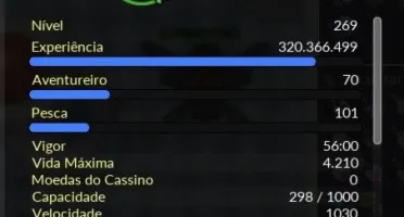Vendo Char Lvl 269 Natura - Emerald - Pxg