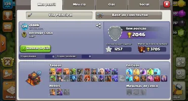 Conta Clash of Clans CV10 + Clash Royale Nivel 12