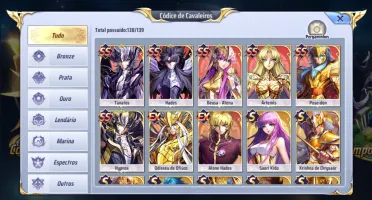Conta Saint Seiya Awakening Top! Para Torneios