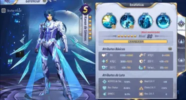Conta Saint Seiya Awakening Top! Para Torneios