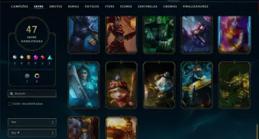 Bronze 3 com 60 Champs e 47 Skins ( Mais de 30 Jogos )