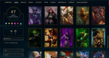 Bronze 3 com 60 Champs e 47 Skins ( Mais de 30 Jogos )