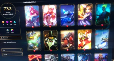 Conta de League Of Legends com quase 800 skins LOL