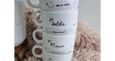 Xícara 150 ml Personalizada para Casamento