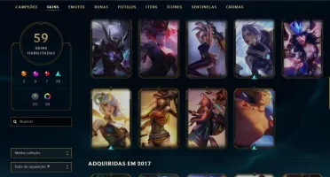 Conta de league of legends(Lol) Platina