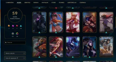Conta de league of legends(Lol) Platina