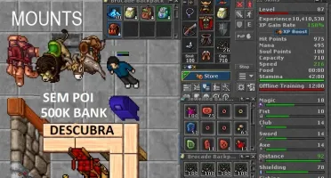 tibia rp 87 descubra e ms 70 belobra 500k bank sem poi