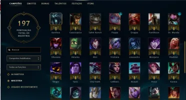 Conta LOL DIamante V 91 Champ 25 Skins 3 Páginas Runa