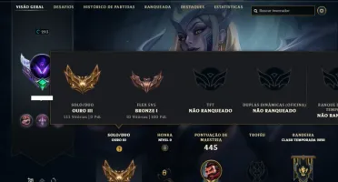 Conta ouro 3 com TODOS os champs e 174 Skins