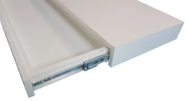 Aparador Suspenso Branco com Gaveta 70x40x15cm