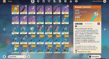 Genshin Impact - Zhongli + Qiqi + Espada Celestial AR 26