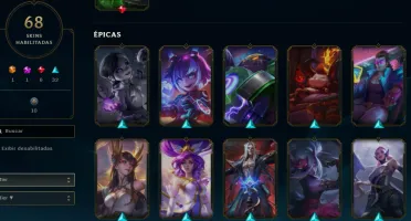 CONTA LOL - LVL 88 - 84 Champions - 68 Skins - FULL ACESSO