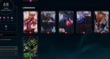 CONTA LOL - LVL 88 - 84 Champions - 68 Skins - FULL ACESSO