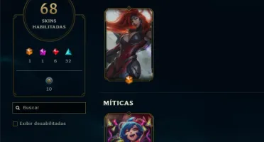 CONTA LOL - LVL 88 - 84 Champions - 68 Skins - FULL ACESSO