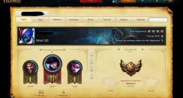 Bronze 2 - 54 campeões - 5 skin - main adc - smurf