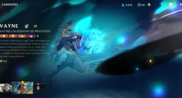 Wild Rift conta com Vayne caligrafia de prestígio+ 334 skins