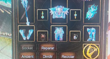 [Megamu ] Set Blue eye Anc+Scepter skt+capa+Brown panda+Lyra