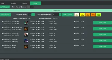 Bot/AutoUp  League of Legends - Evolua suas contas