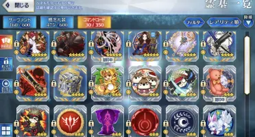Fate Grand Order [jp] 12 SSR/NP3+