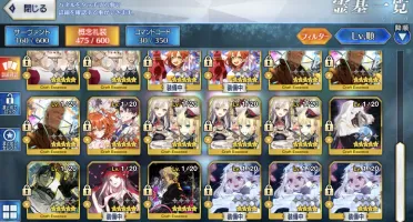 Fate Grand Order [jp] 12 SSR/NP3+