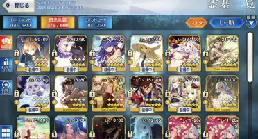 Fate Grand Order [jp] 12 SSR/NP3+