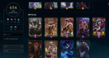 Conta de League of Legends (624 Skins)