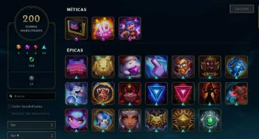 Conta de League of Legends (624 Skins)