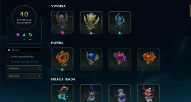 Conta Platina 4 Solo, Ouro 2 Flex, Todos Campeões, 228 SKins
