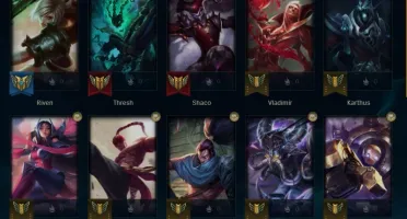 Conta lol Diamante 4 com skins