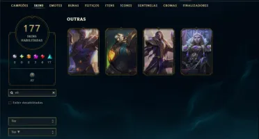 Conta Prata 1 TODOS os Champs e 177 Skins (Nível 691)