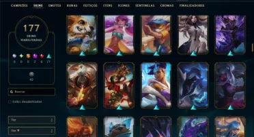 Conta Prata 1 TODOS os Champs e 177 Skins (Nível 691)
