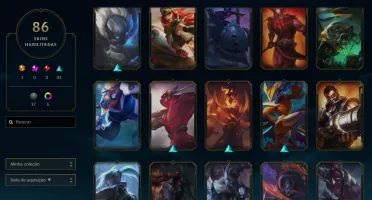 vendendo a minha conta do league of legends com 86 skins