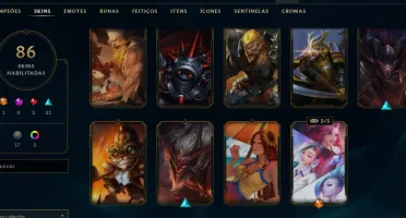 vendendo a minha conta do league of legends com 86 skins