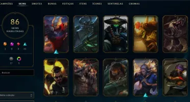 vendendo a minha conta do league of legends com 86 skins