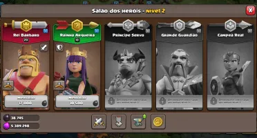 CV 9 recém upada + 5 construtores + 3 itens épicos