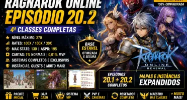 Base rAthena 2024 Premium | Episódio 20.2 | 4ª Classes |