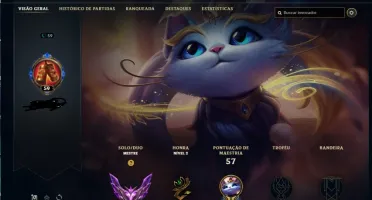 Conta de League of Legends Mestre