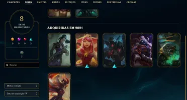 Conta de League of Legends Mestre
