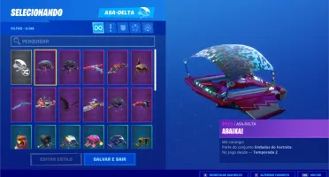 Vendo conta Fortnite com recompensas da Season 2 em diante