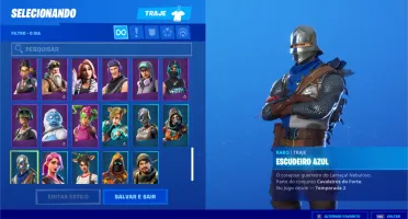 Vendo conta Fortnite com recompensas da Season 2 em diante